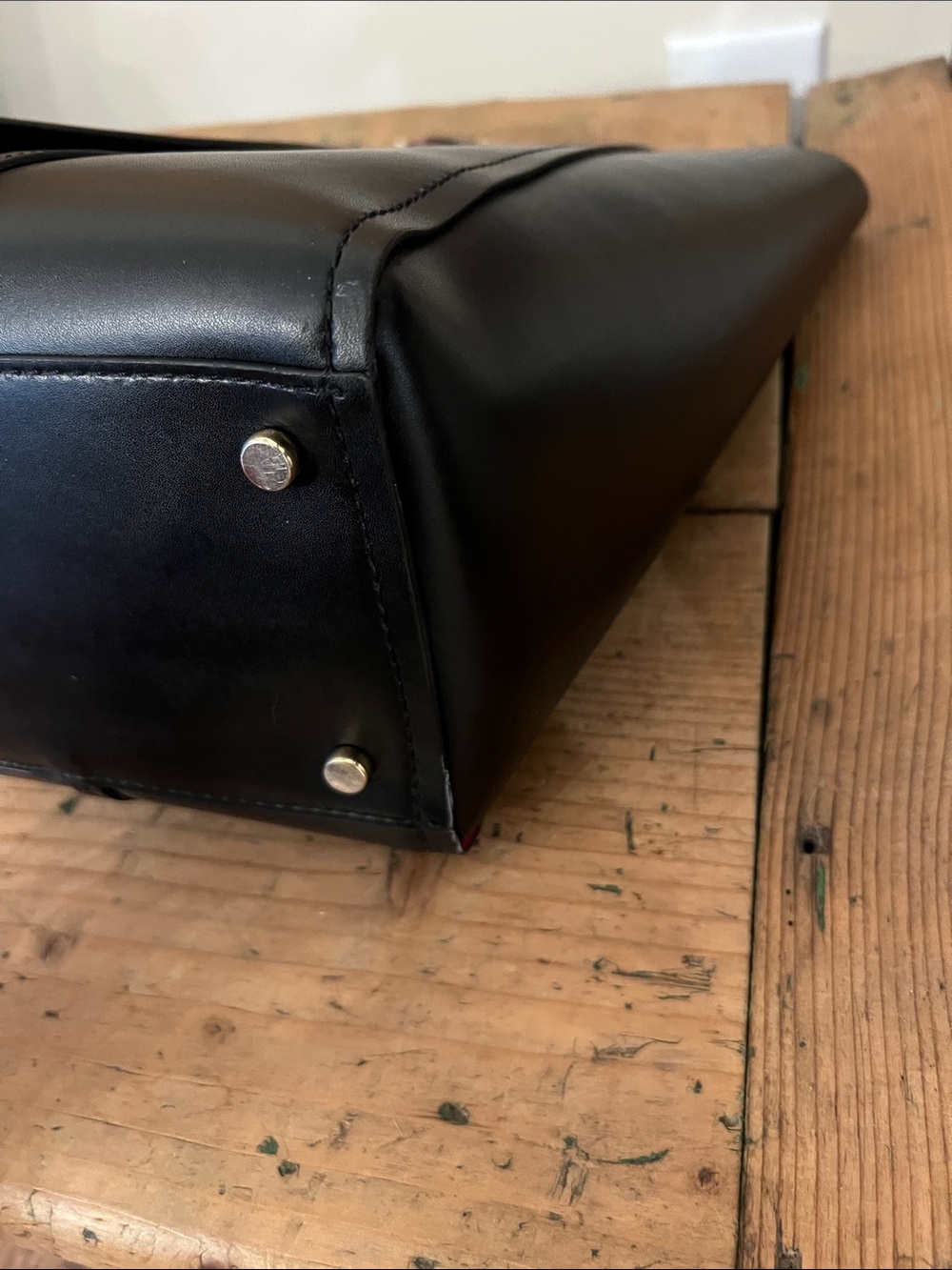 kate spade Black Tote with Pink Trim and Handles - Picture 7 of 10